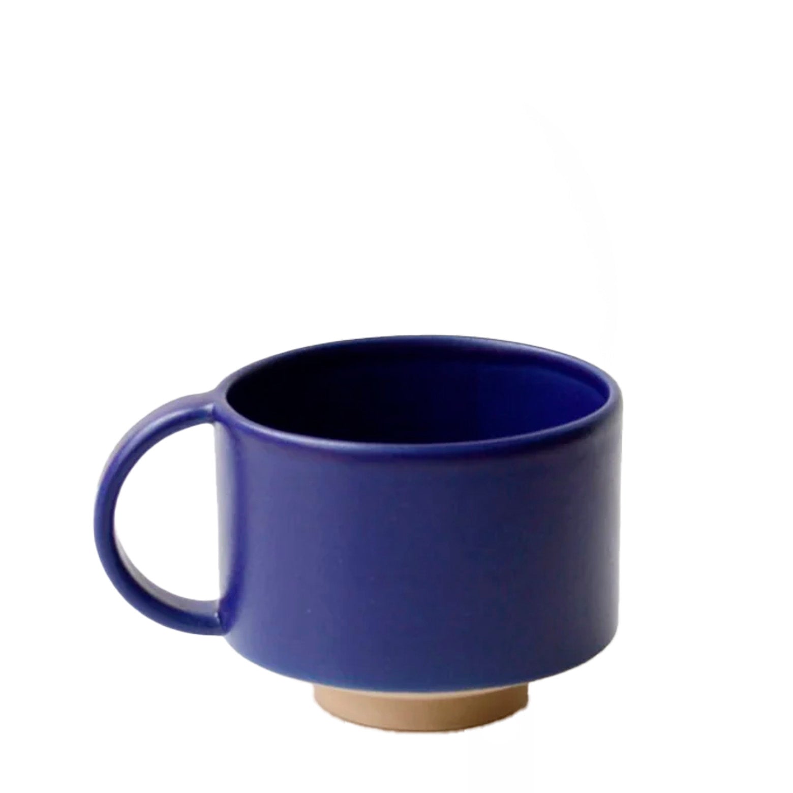 Cup w/handle - light blue