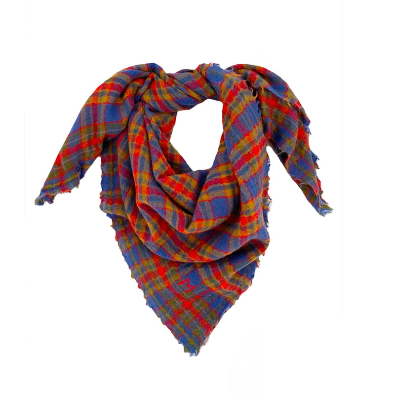 Woolen scarf no. 686 - Indian Red