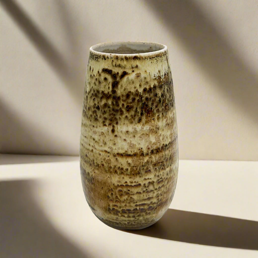 Buket vase – Gylden/brun
