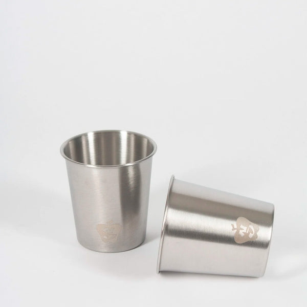 STEEL CUP SMALL - PICK UP set of 4.