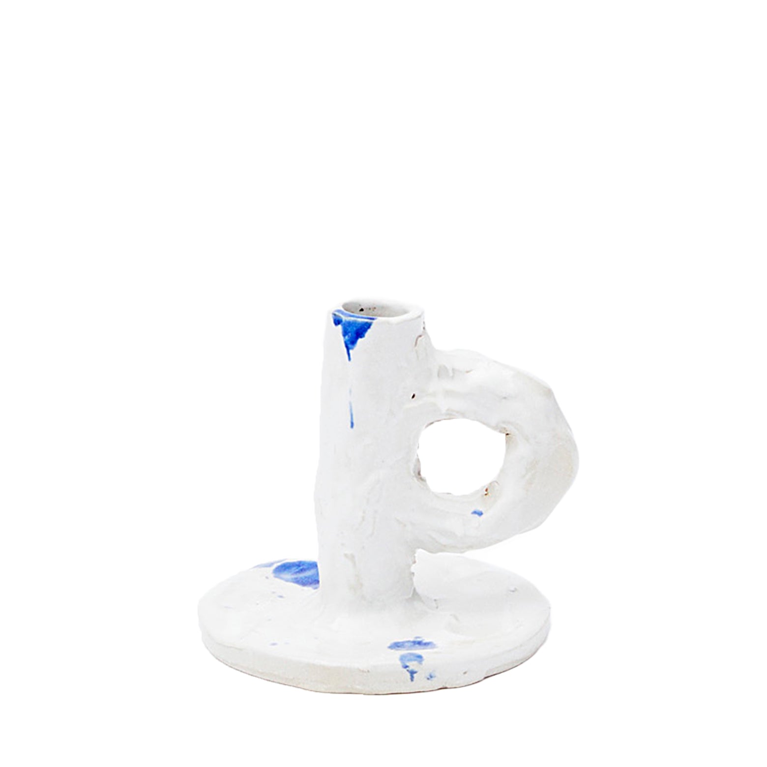 Studio candle holder – blue