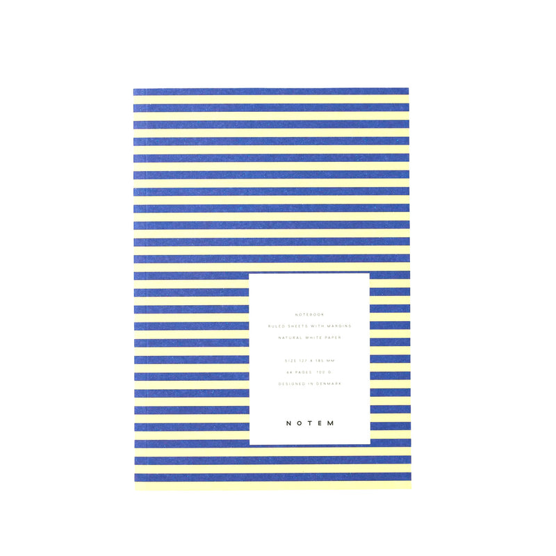 Notebook VITA - striped yellow