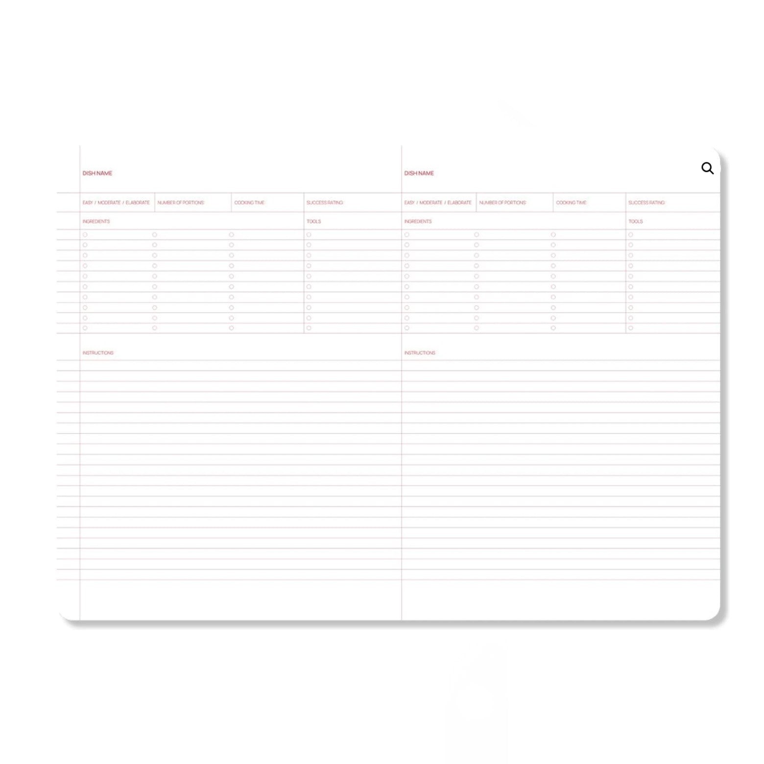 Notebook – Recipe Journal