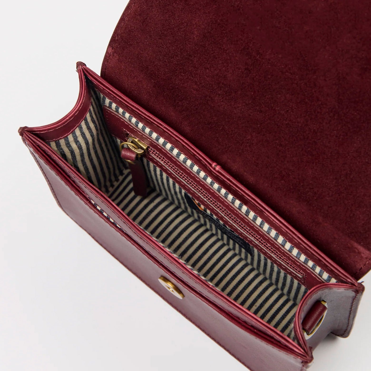 Taske – Audrey Mini Dark Cherry Classic Leather