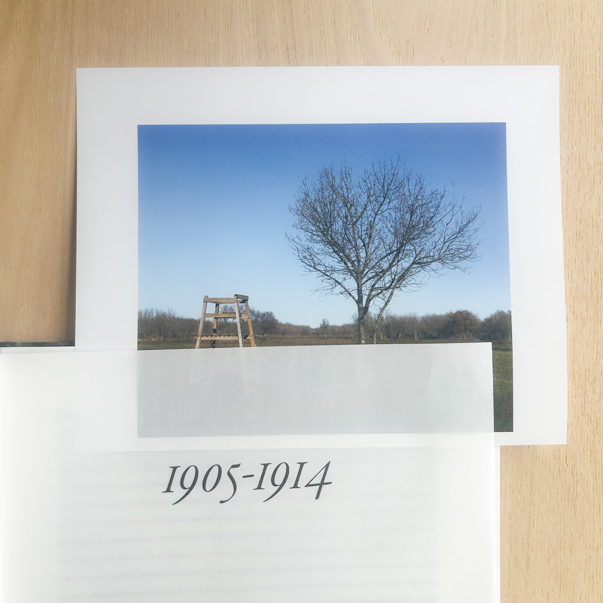 Opslået side i on the hunt af den franske kunstner Sophie Calle - et værk der kortlægger de egenskaber, mænd gennem tiden har søgt hos kvinder, og kvinder hos mænd. Udgivet af Atelier EXB.