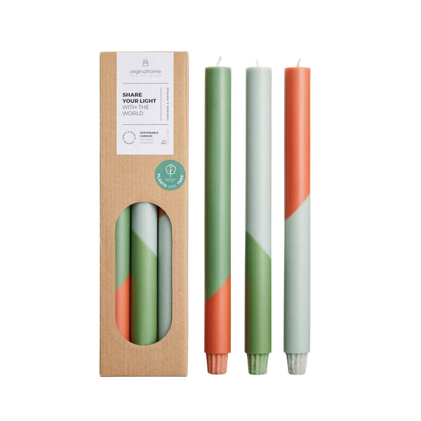 Stearinlys – Diagonal Candles S/3