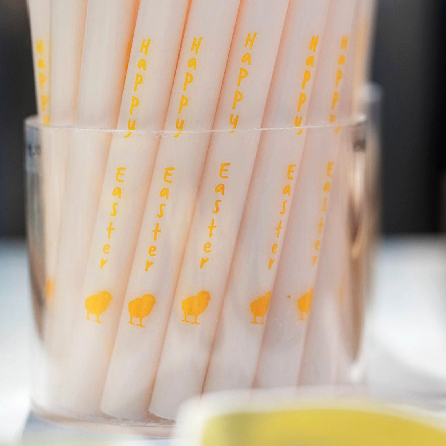 Kertelys m/Happy Easter stearin