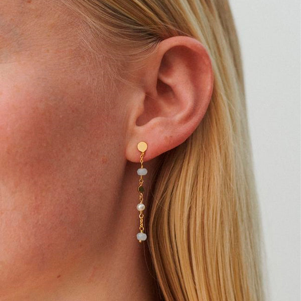 Afterglow Sea Earchains - Gold Plated