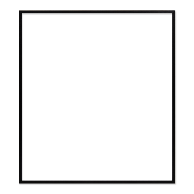 Frame 60 x 66.5 cm - black oak