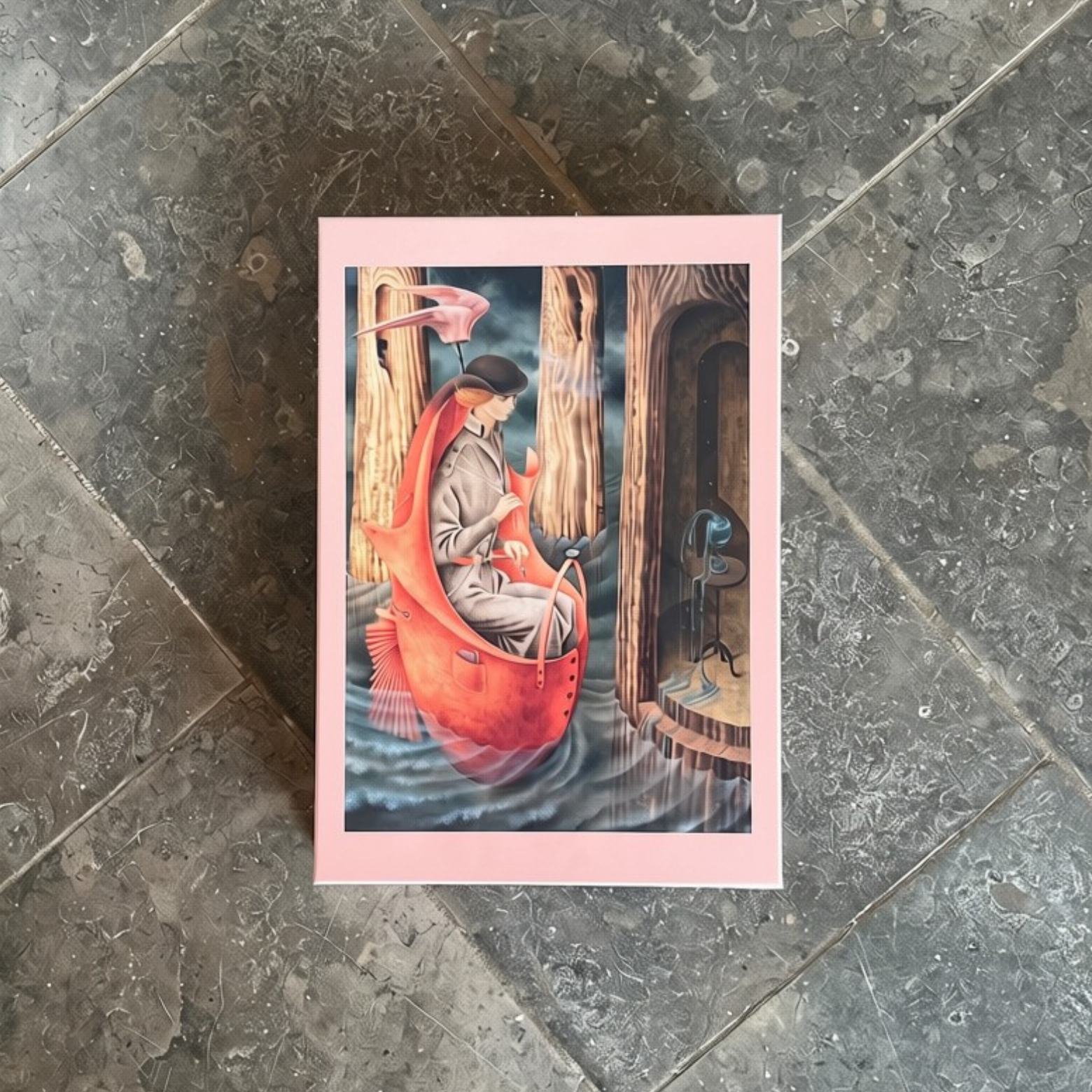 Rødt puslespil af et maleri fra Remedios Varo en udstilling på Louisiana Museum of Modern Art fra september 2026 til januar 2027
