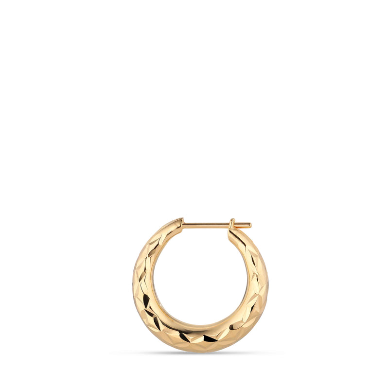 Rhombus earring – gold