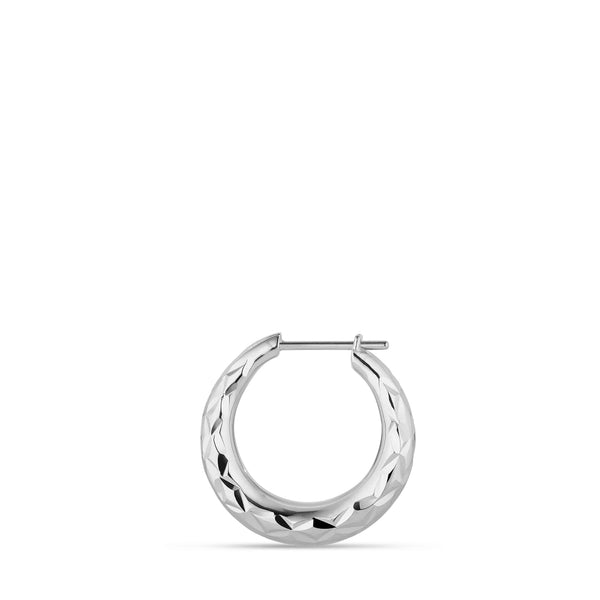 Rhombus earring – silver
