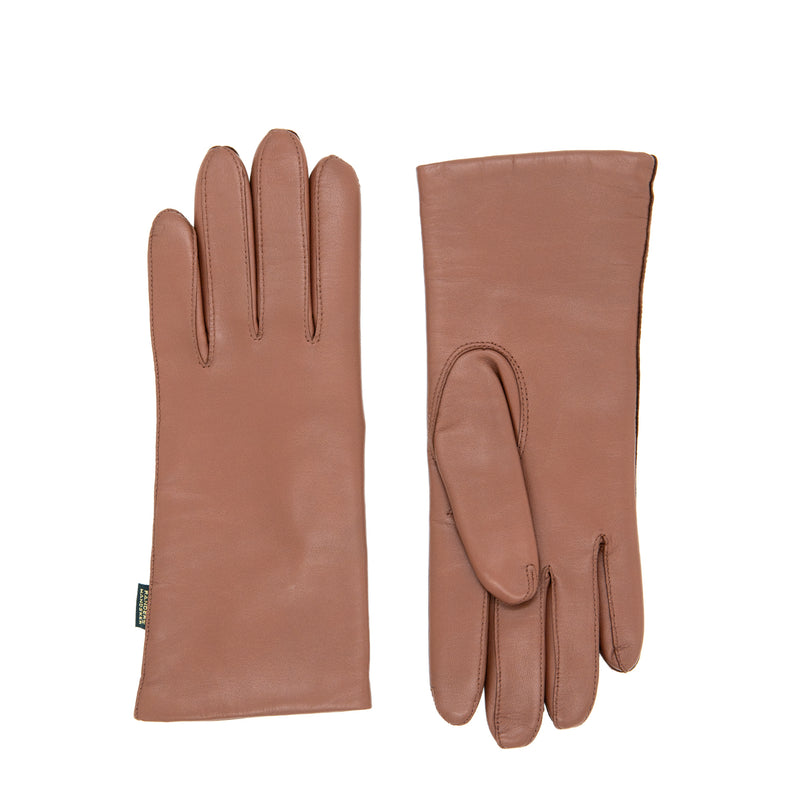 Leather gloves - denim
