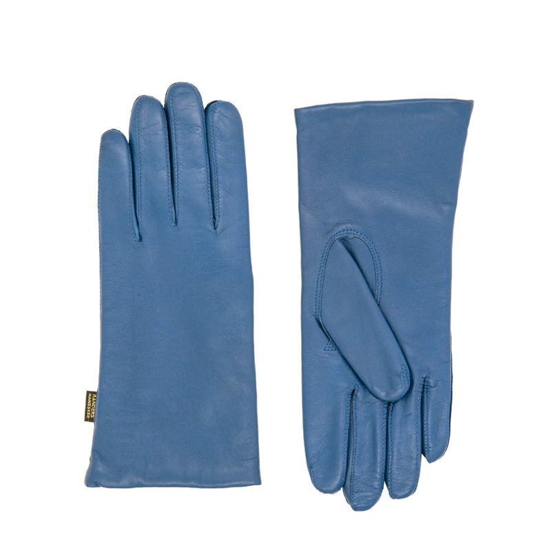 Leather Gloves - Cobalt