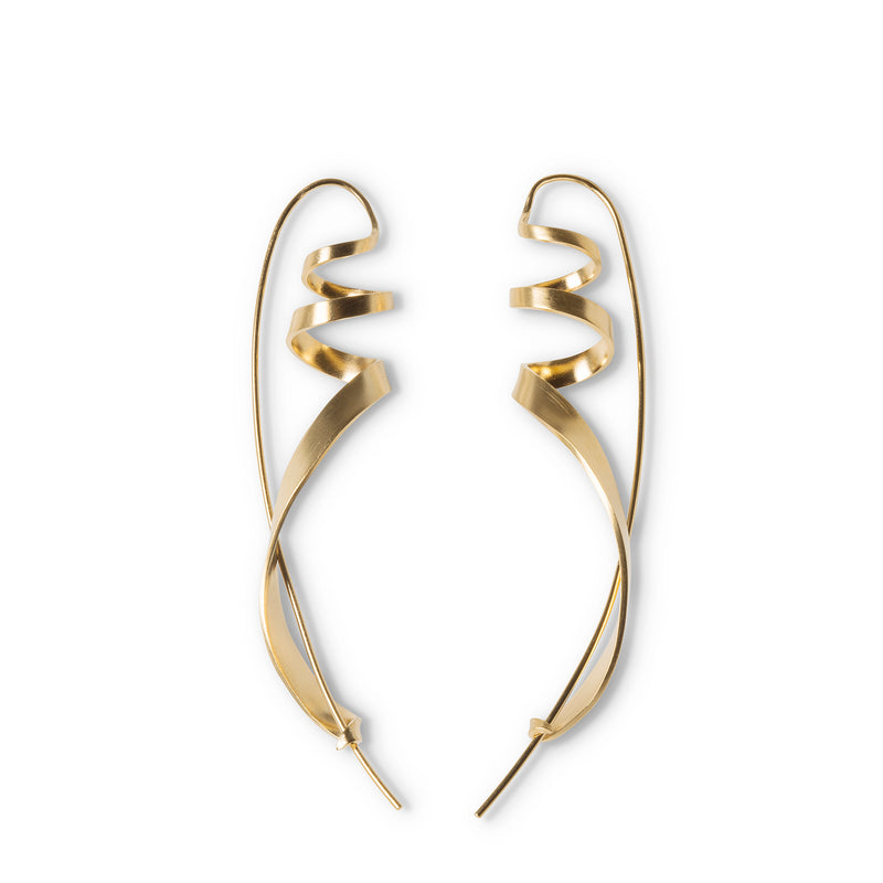 Jane Kønig earring RINGLET gold-plated NOTE 1 pc. !! gold plated sterling silver