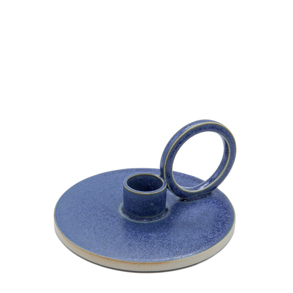 Ro candle holder – blue