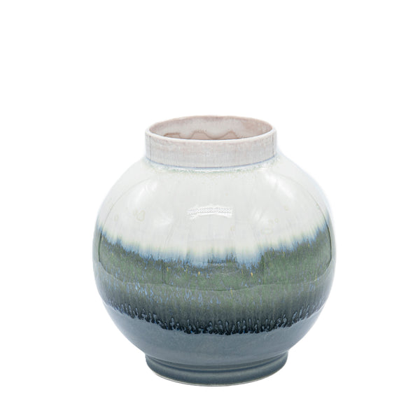 Round vase – grey