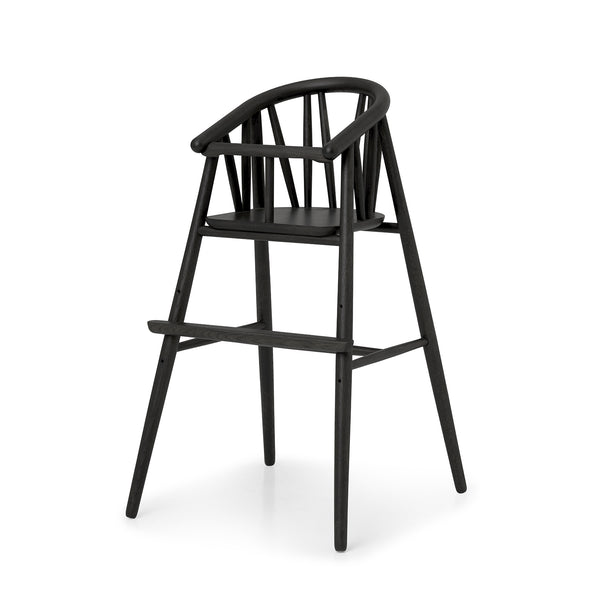 Saga high chair – black