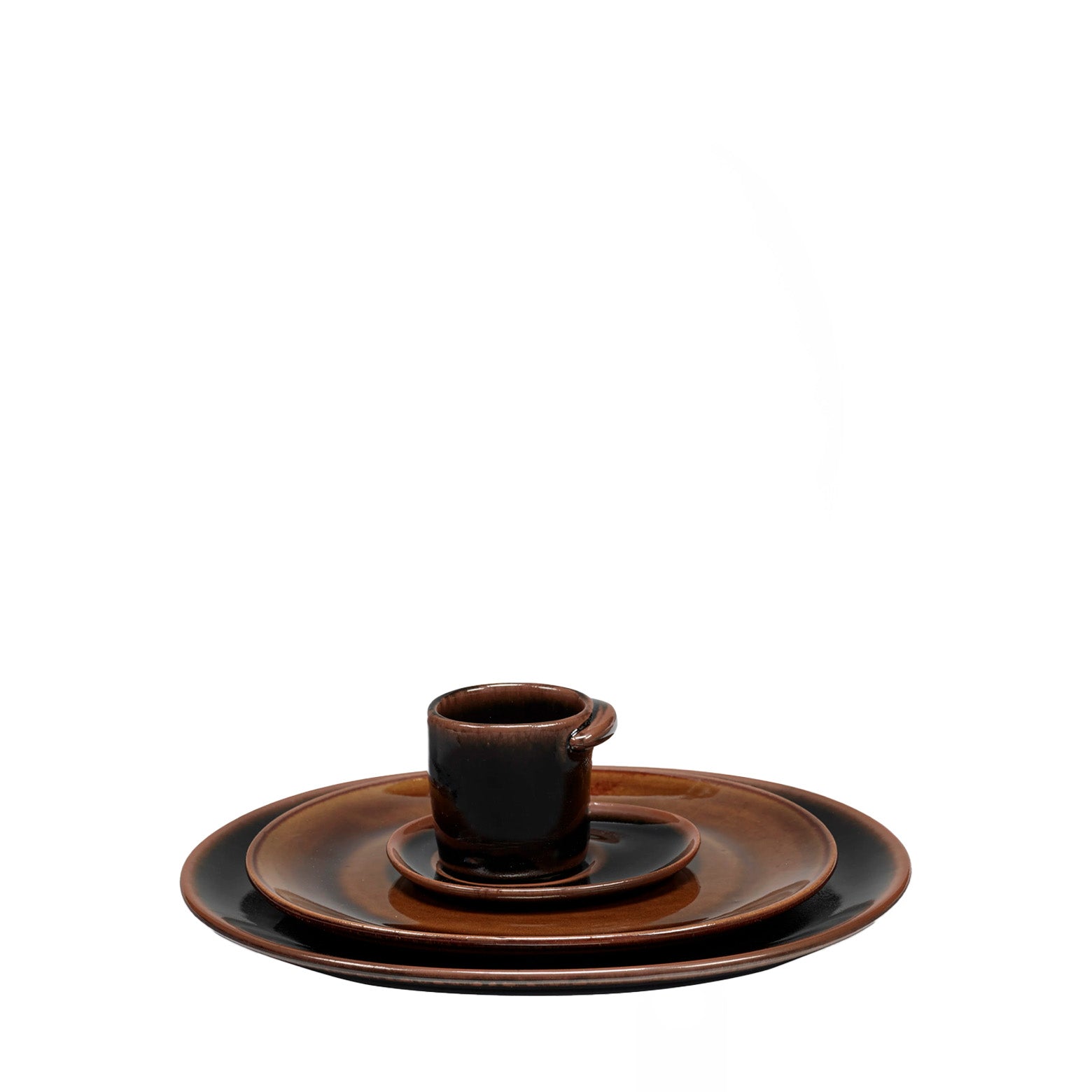 Coffee cup - Out of Lines - Black/Brown