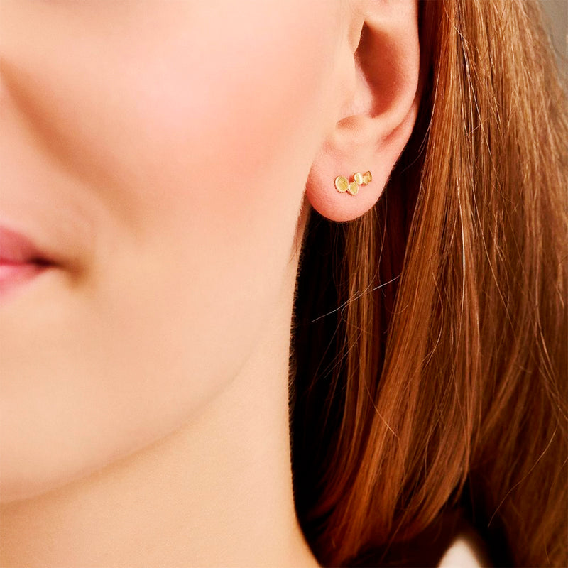Sheen earrings - gold