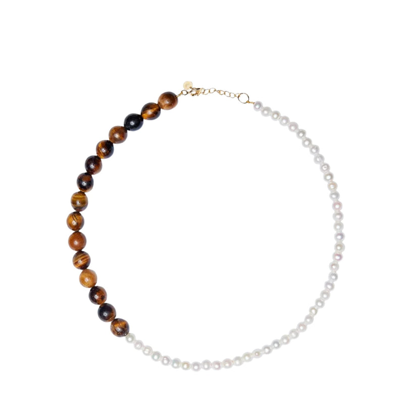 Necklace with tiger's eye - Courage