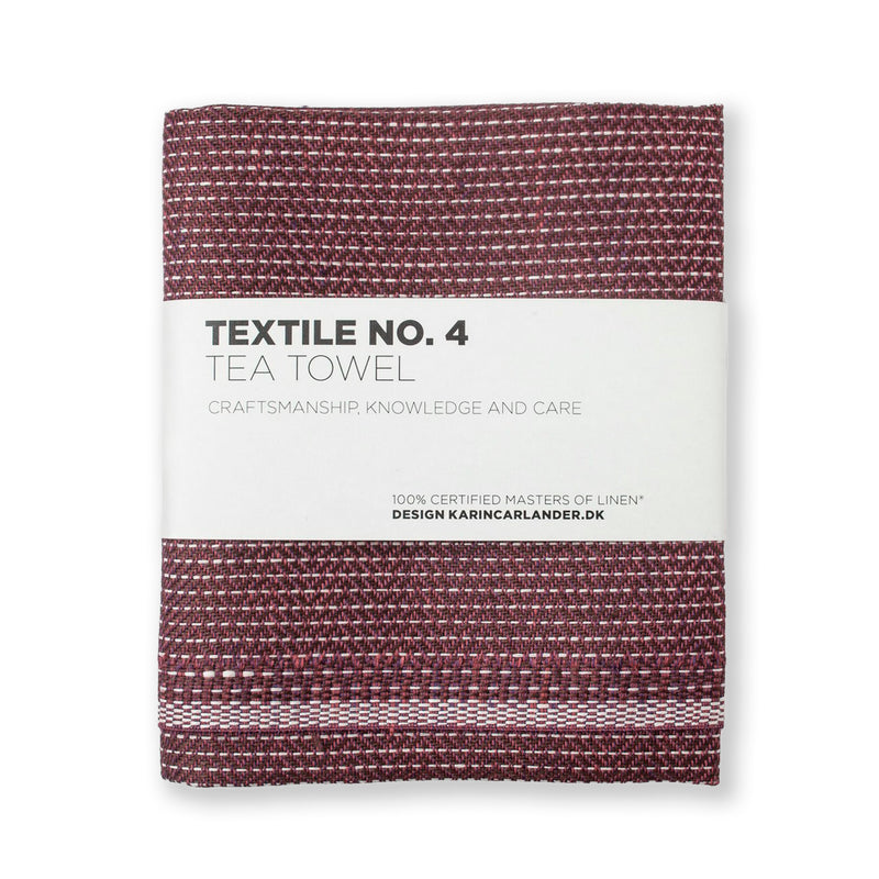 Tea towel – burgundy