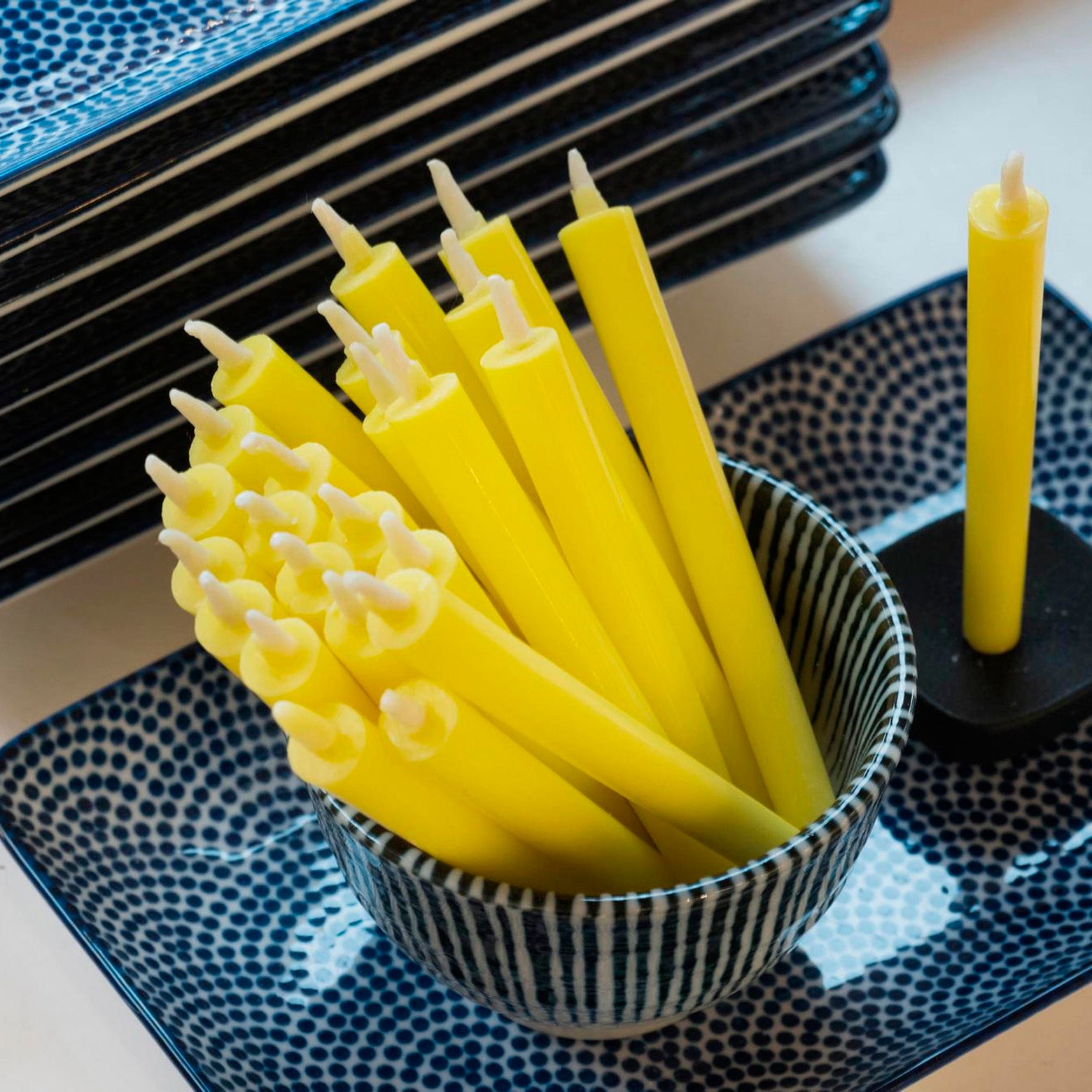 Stearinlys – Nanohana 24 stk.