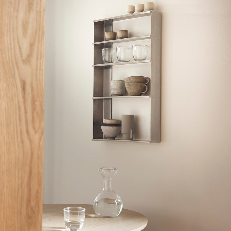 Taper wall shelf