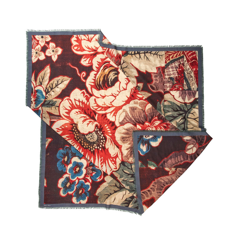 Scarf - Large Dark Bloom