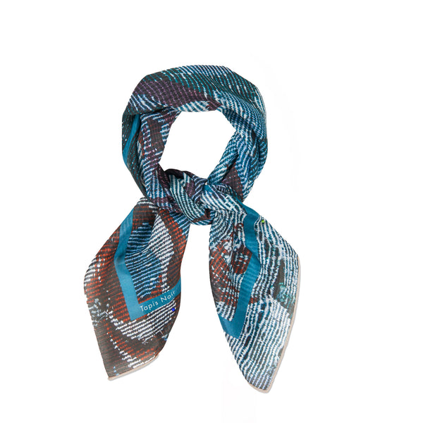 Scarf – Light Blue Tapestry Scarf