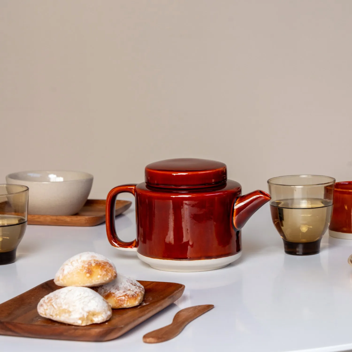Teapot CYL fra kinta i farven terre