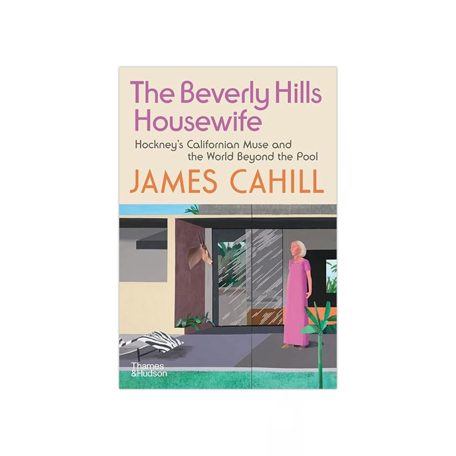 Forside af The Beverly Hills Housewife - historien bag David Hockneys portræt af kunstsamleren Betty Freeman. Udgivet af Thames & Hudson