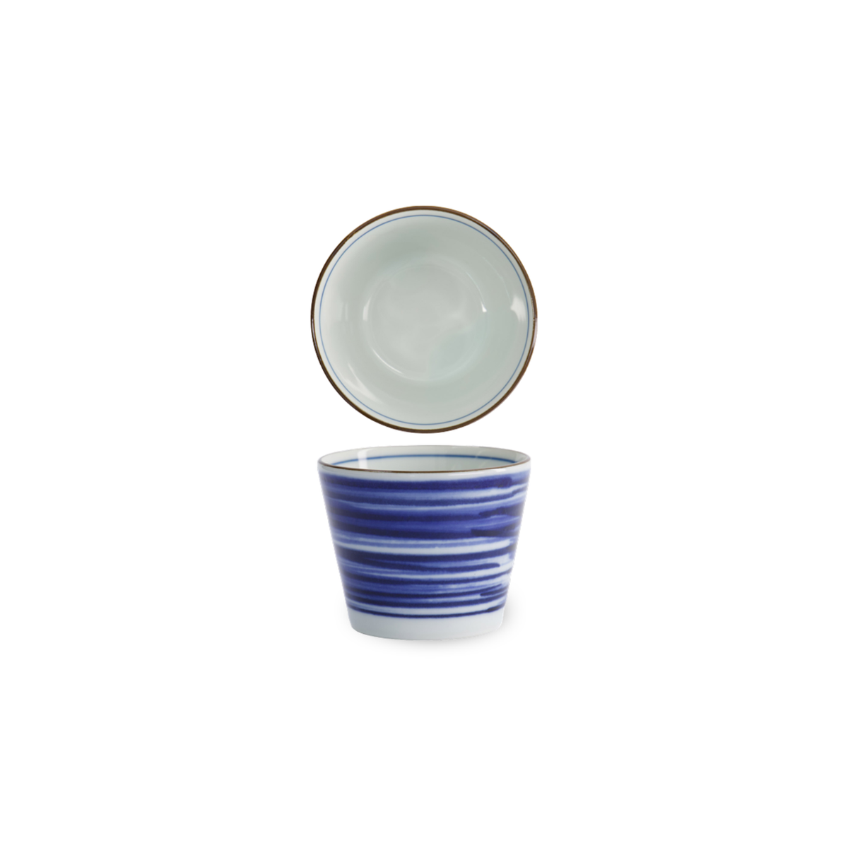 Tokyo design Tea Cup - Blue and white - Gosu