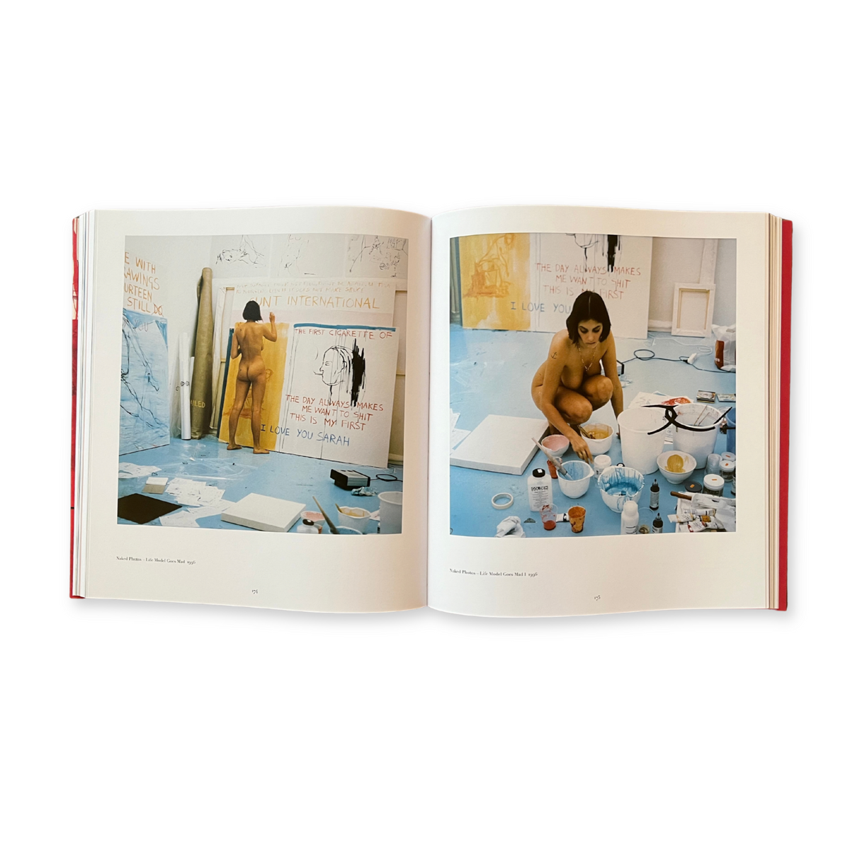 Sider af Tracey Emin Katalog i forbindelsen med udstillingen Tracey Emin A Second Life på Louisiana Museum of Modern Art oct 2026 til apr 2027