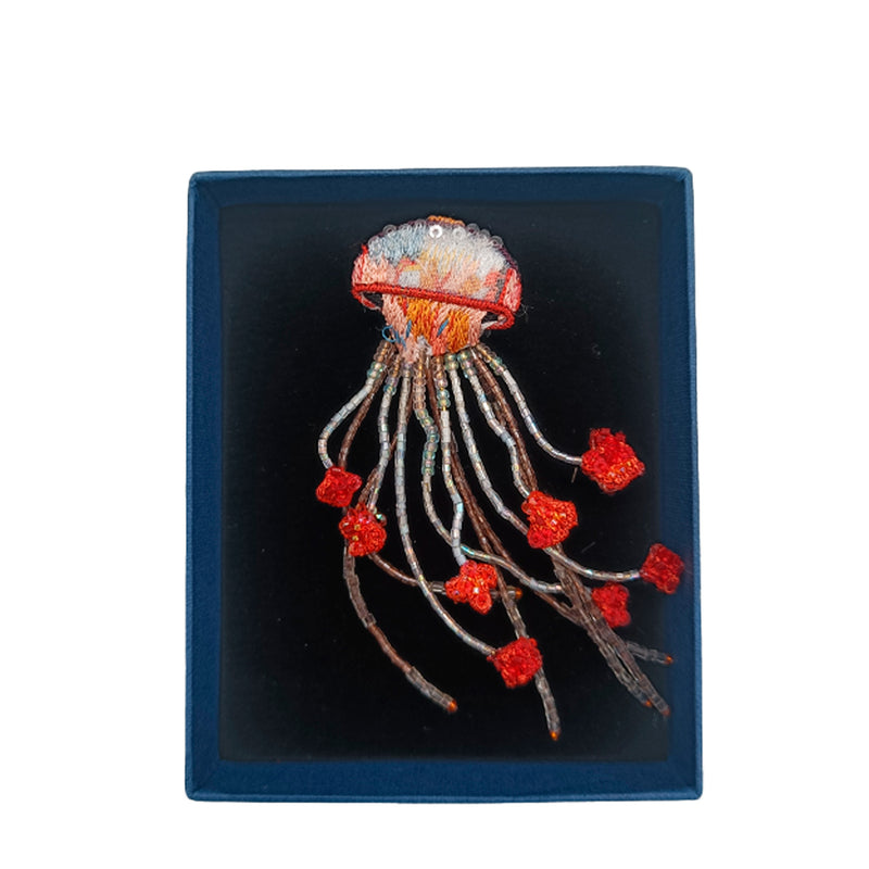 Brooch – Sea Nettle Jellyfish