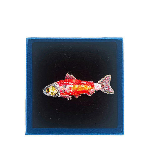 Brooch – Sockeye Salmon