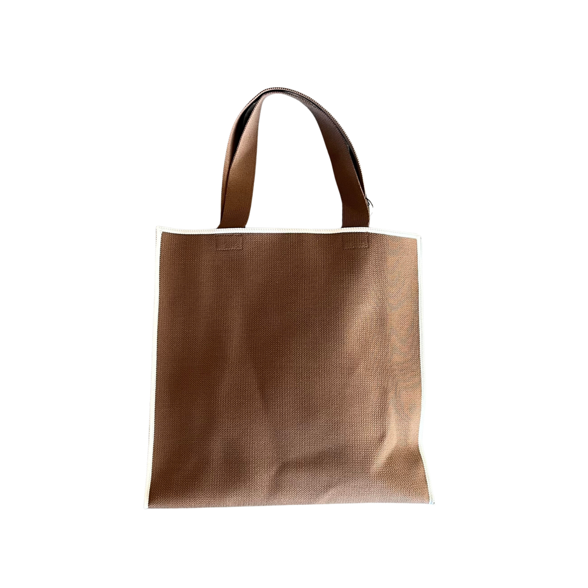Bella Ballou Two tone bag i brun/creme lavet i samarbejde med Louisiana Museum of Modern Art