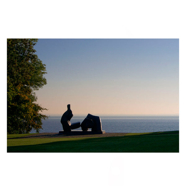 Henry Moore Two Piece Reclining Figure No. 5 – 1963-1964 View of the Øresund