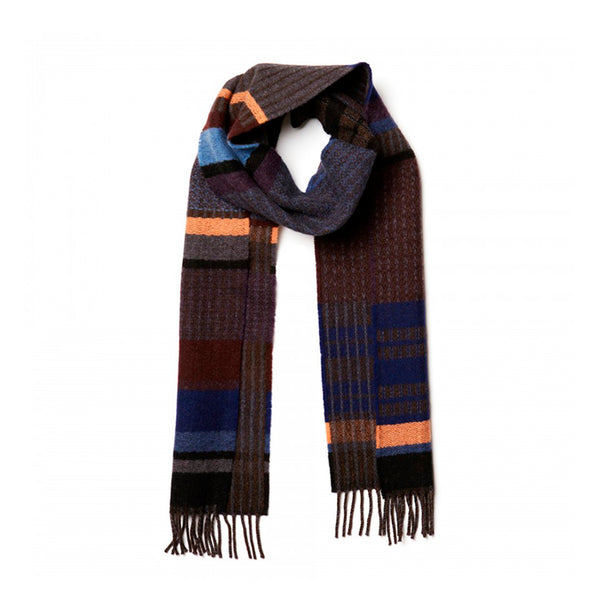 Wool scarf – navy