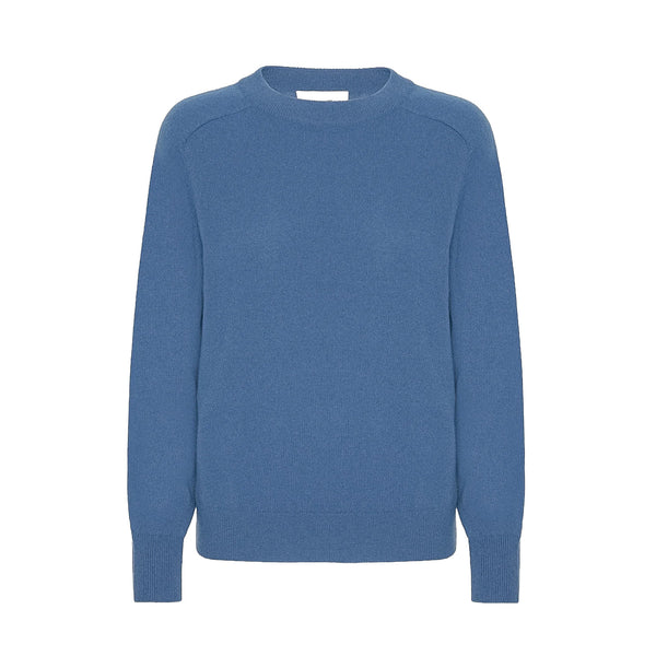 Caroline cashmere sweater – Indigo Blue