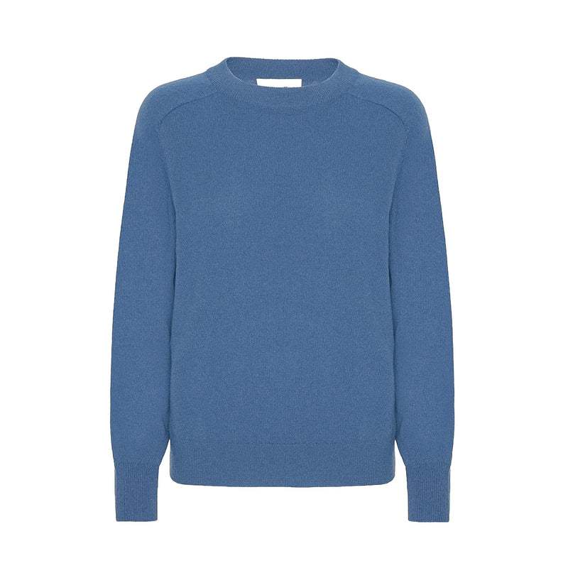 Caroline cashmere sweater – Indigo Blue