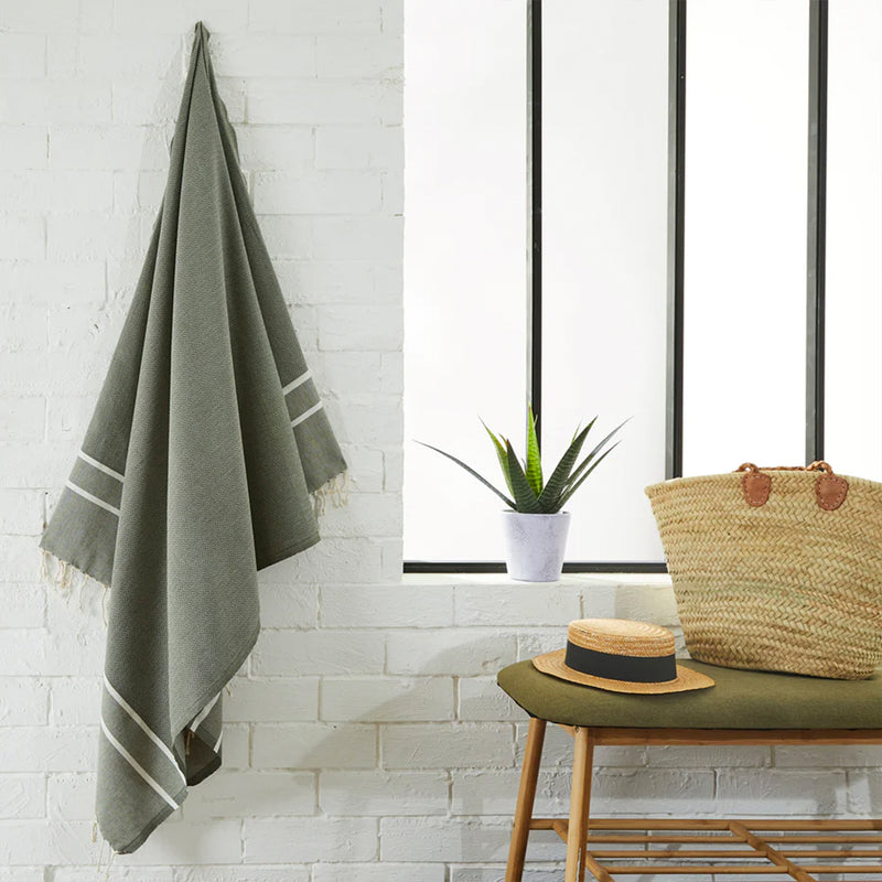 Herringbone woven towel – more colours