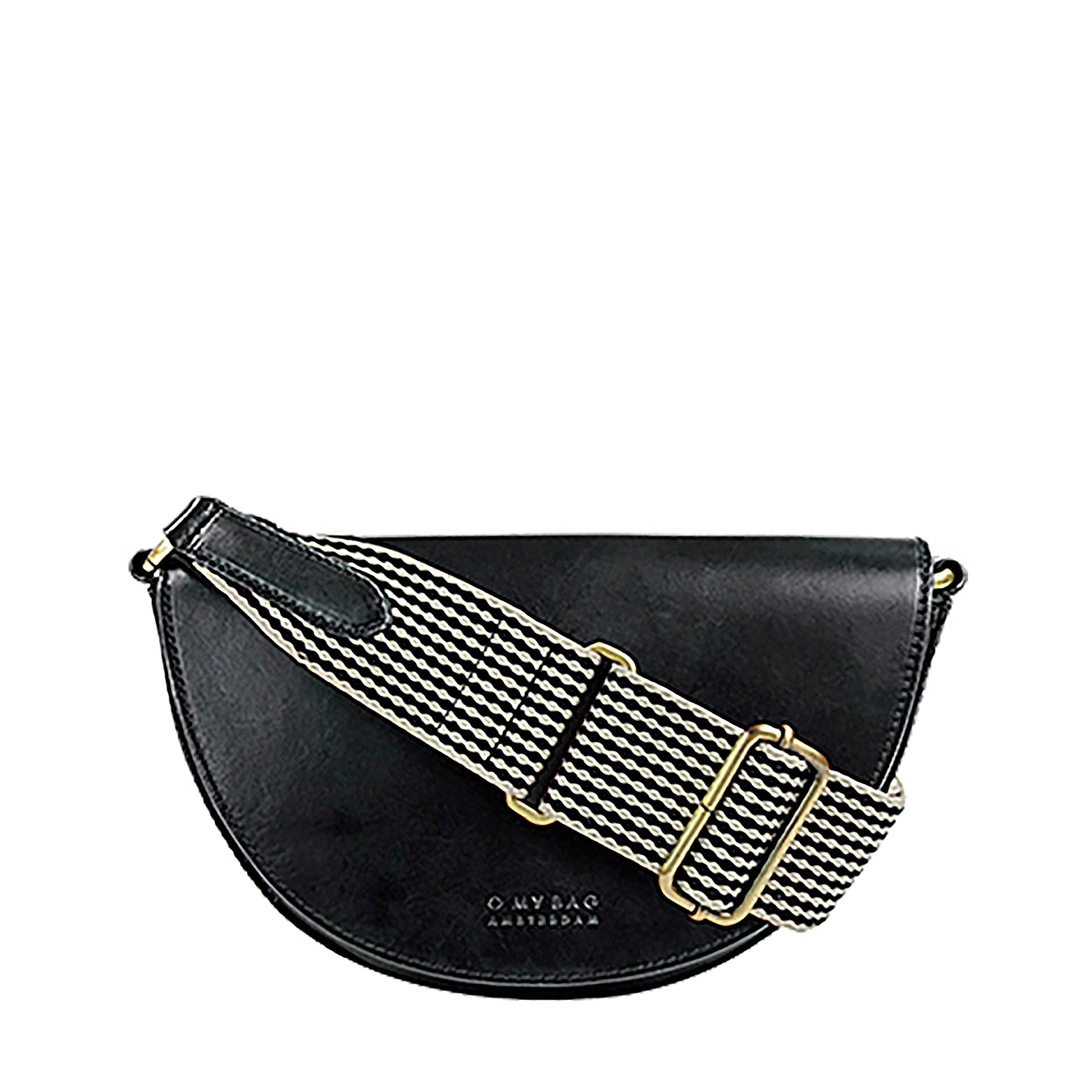 Laura Crescent Bag - Black