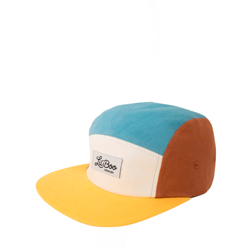 Kasket, Block Teal 5 Panel