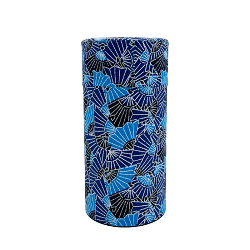 Japanese tea tin – blue