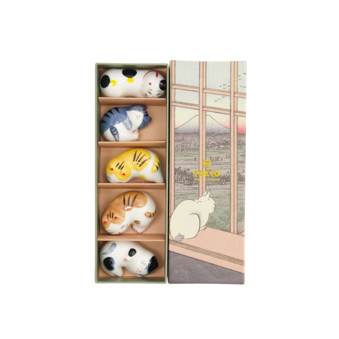 Kawaii Chopstick Rest Gift Set - 5 pcs.