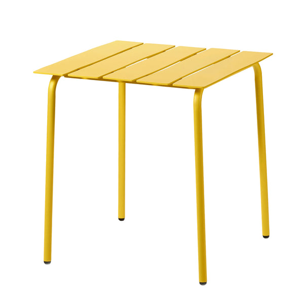 Dining table yellow aligned