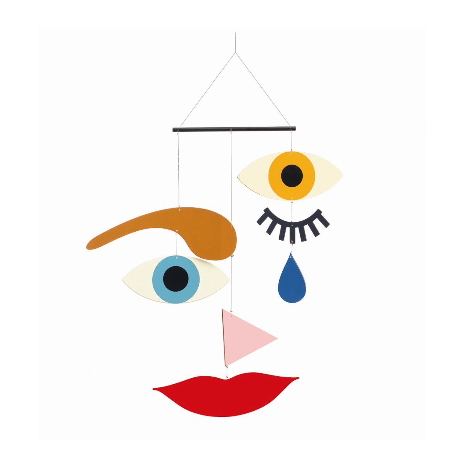 Mobile with face - Expression