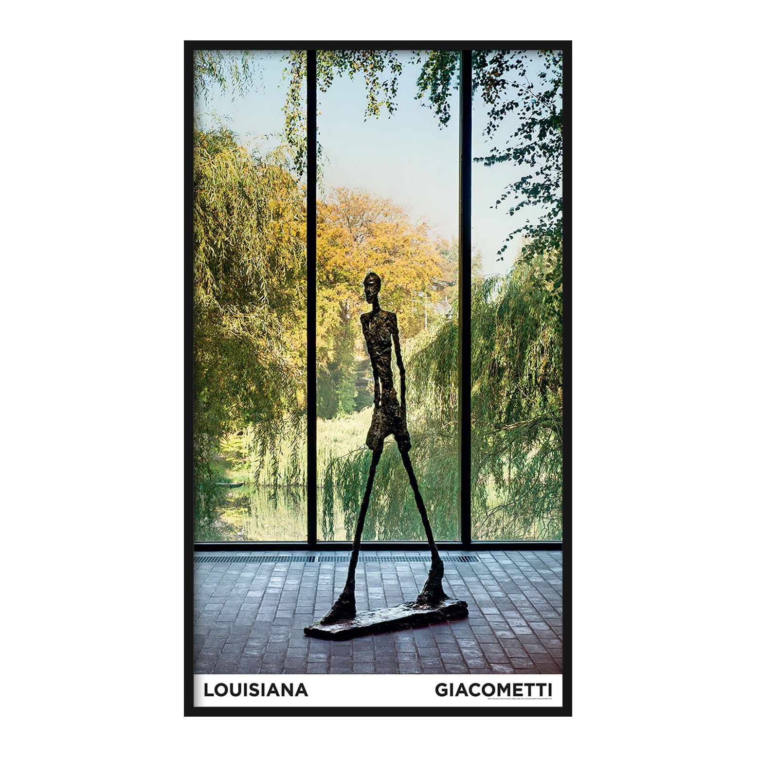 Louisiana Plakat Giacometti Homme Qui Marche Louisiana Design Butik 9124