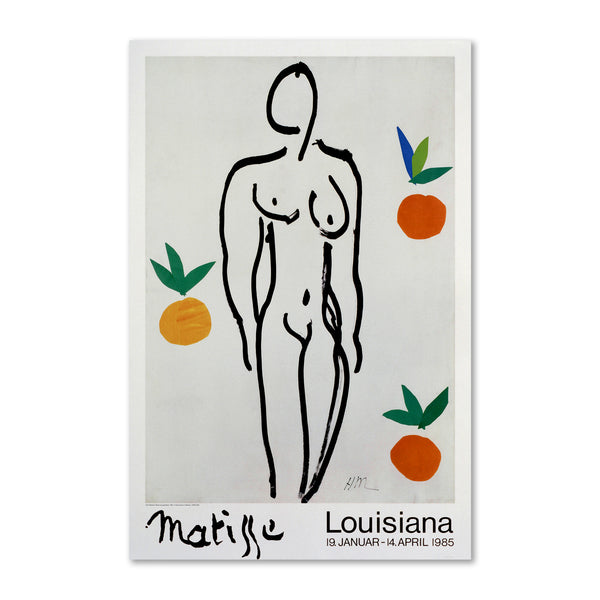 skrædder gå på arbejde køkken Matisse - Model and oranges - Louisiana poster – Louisiana Design Butik